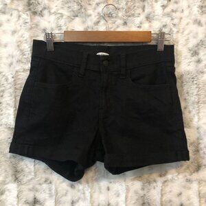 Old Navy Women Black Denim Shorts Size 28 inch waist